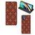 Motorola Moto G9 Plus Hoesje met Magneet Batik Brown