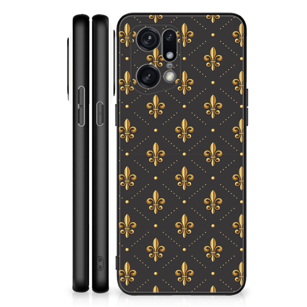 OPPO Find X5 Pro Back Case Franse Lelie