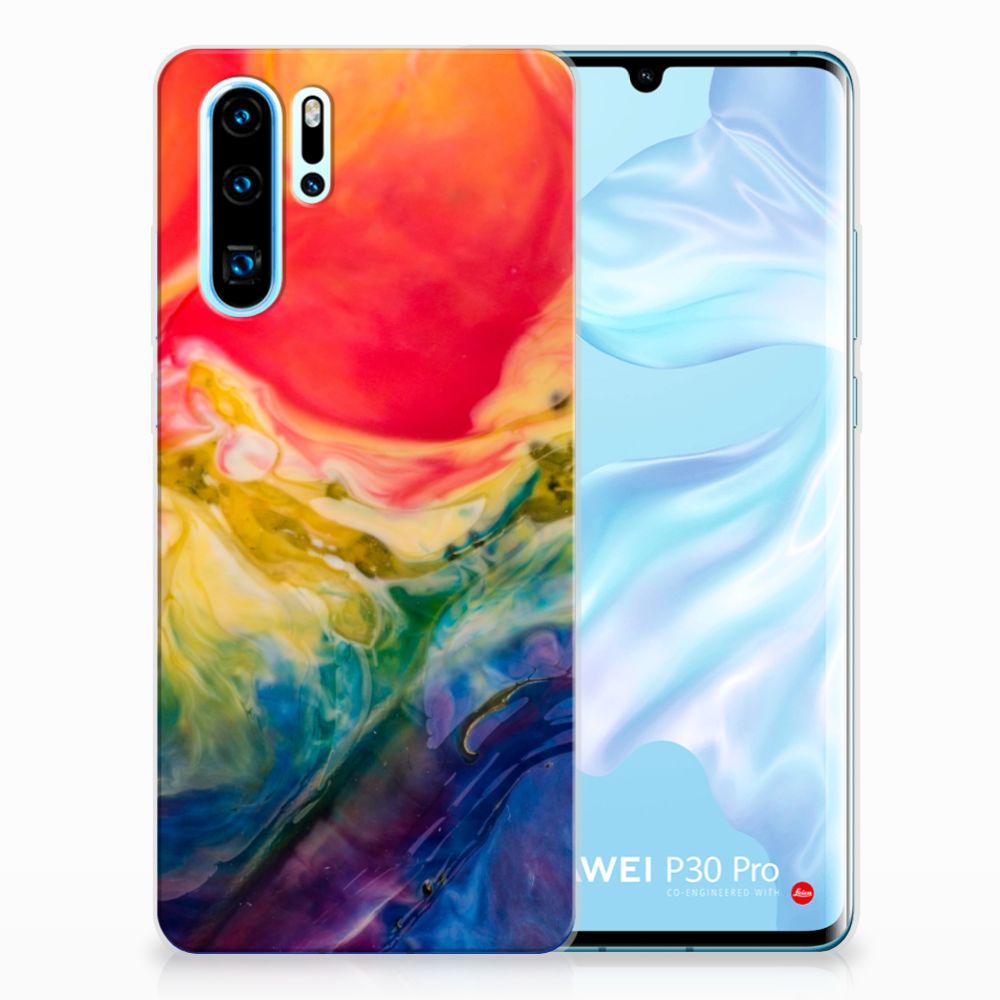 Hoesje maken Huawei P30 Pro Watercolor Dark