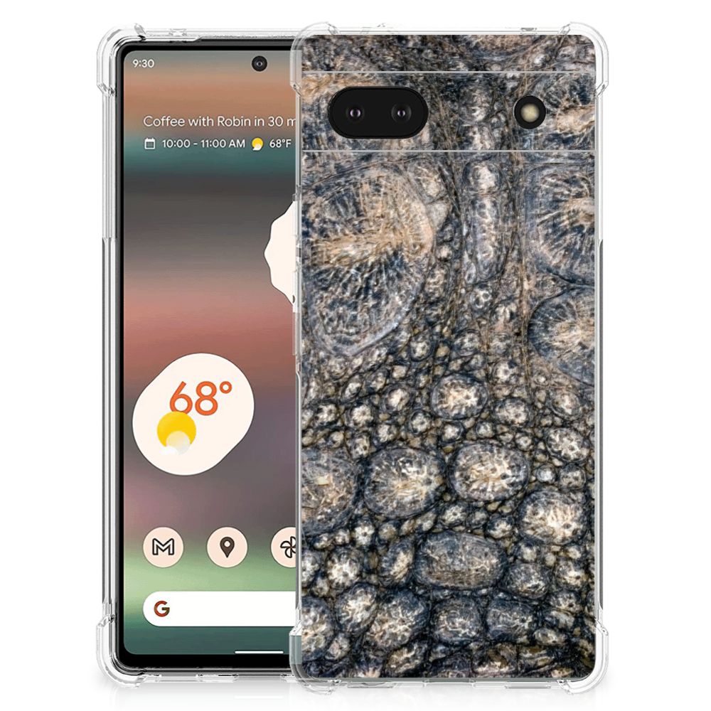 Google Pixel 6A Case Anti-shock Krokodillenprint