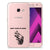 Samsung Galaxy A3 2017 Silicone-hoesje Gun Don't Touch My Phone