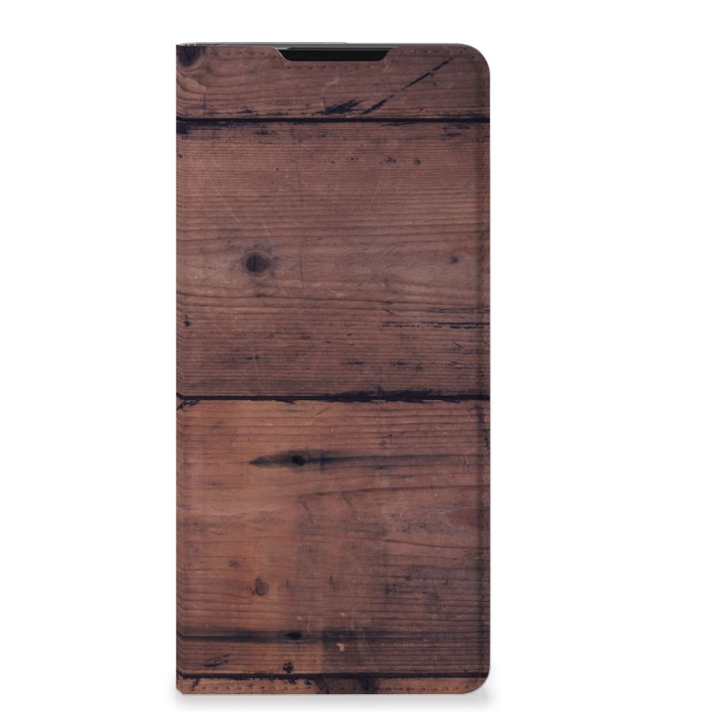 Samsung Galaxy S21 Ultra Book Wallet Case Old Wood - B2C Telecom