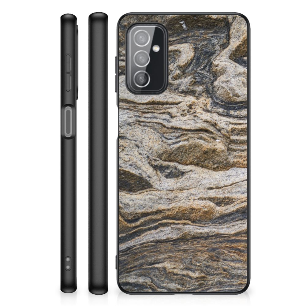 Samsung Galaxy M52 Marmeren Print Telefoonhoesje Steen B2C Telecom