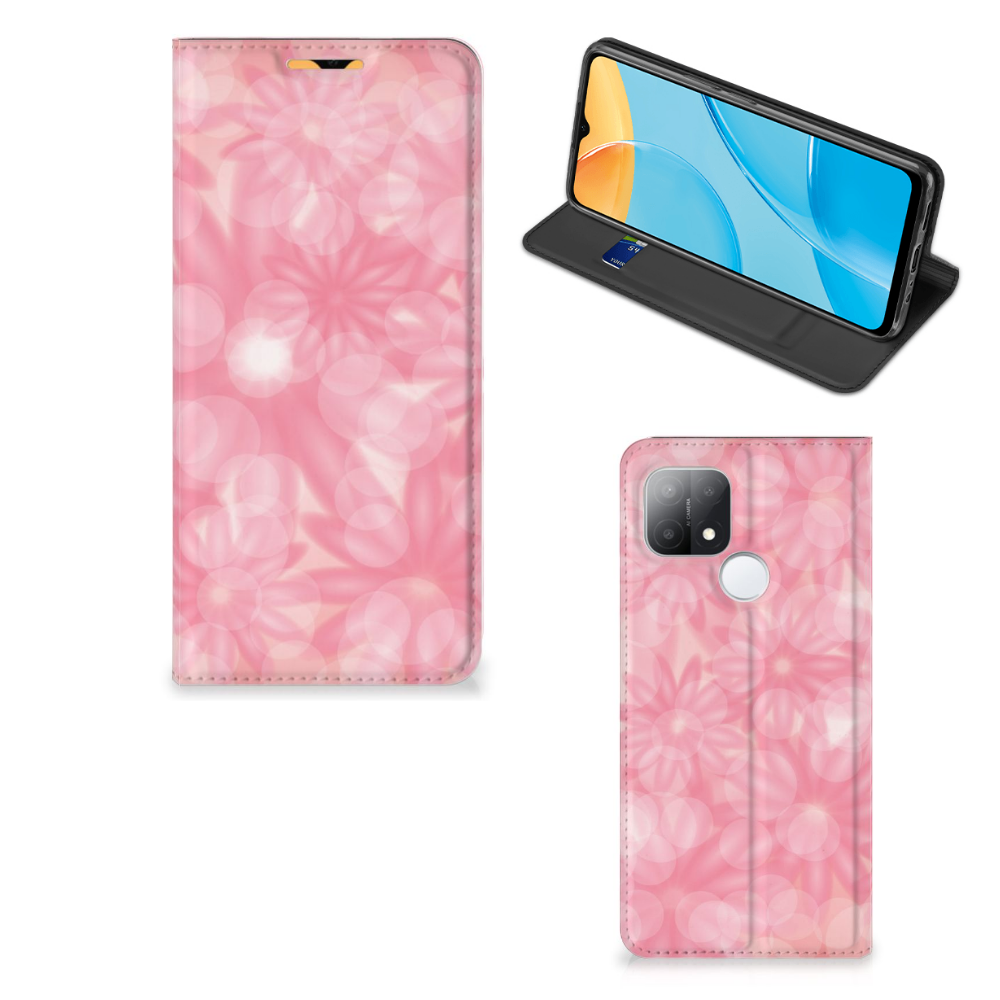 OPPO A15 Smart Cover Spring Flowers - B2C Telecom