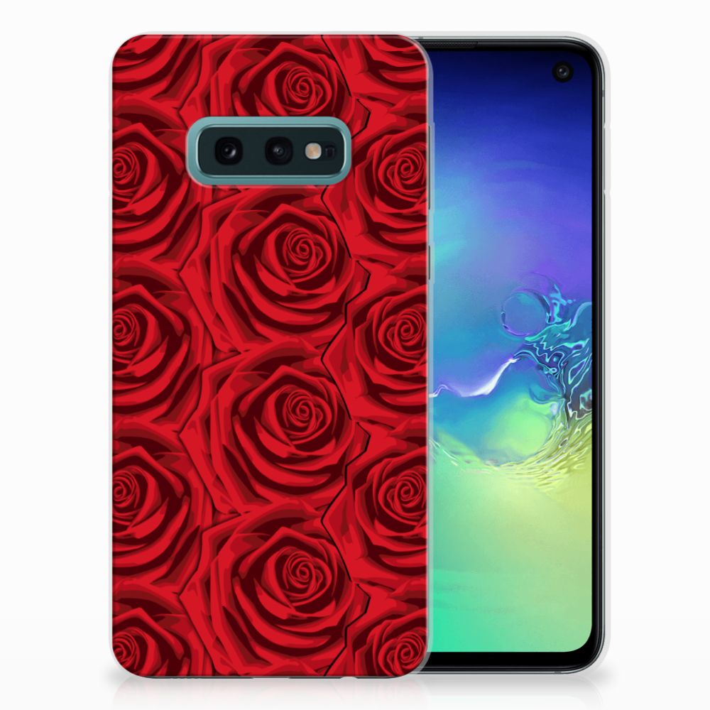 Samsung Galaxy S10e TPU Case Red Roses