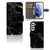 Samsung Galaxy S22 Bookcase Marmer Zwart - Origineel Cadeau Vader