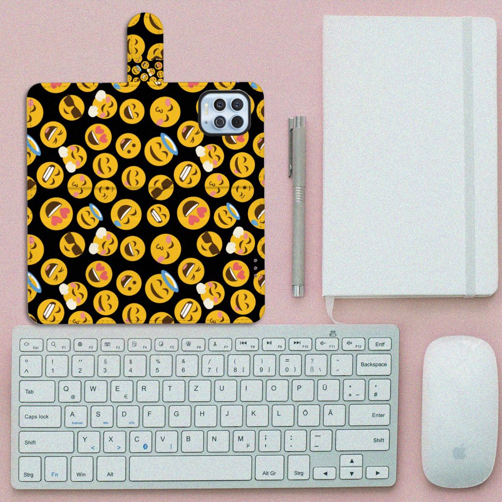 Motorola Moto G100 Telefoon Hoesje Emoji