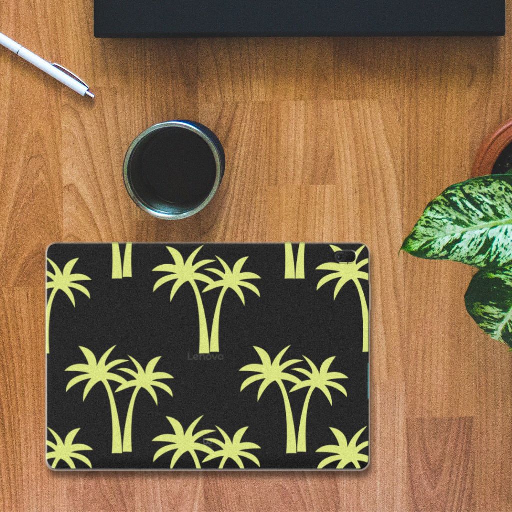 Lenovo Tab E10 Siliconen Hoesje Palmtrees
