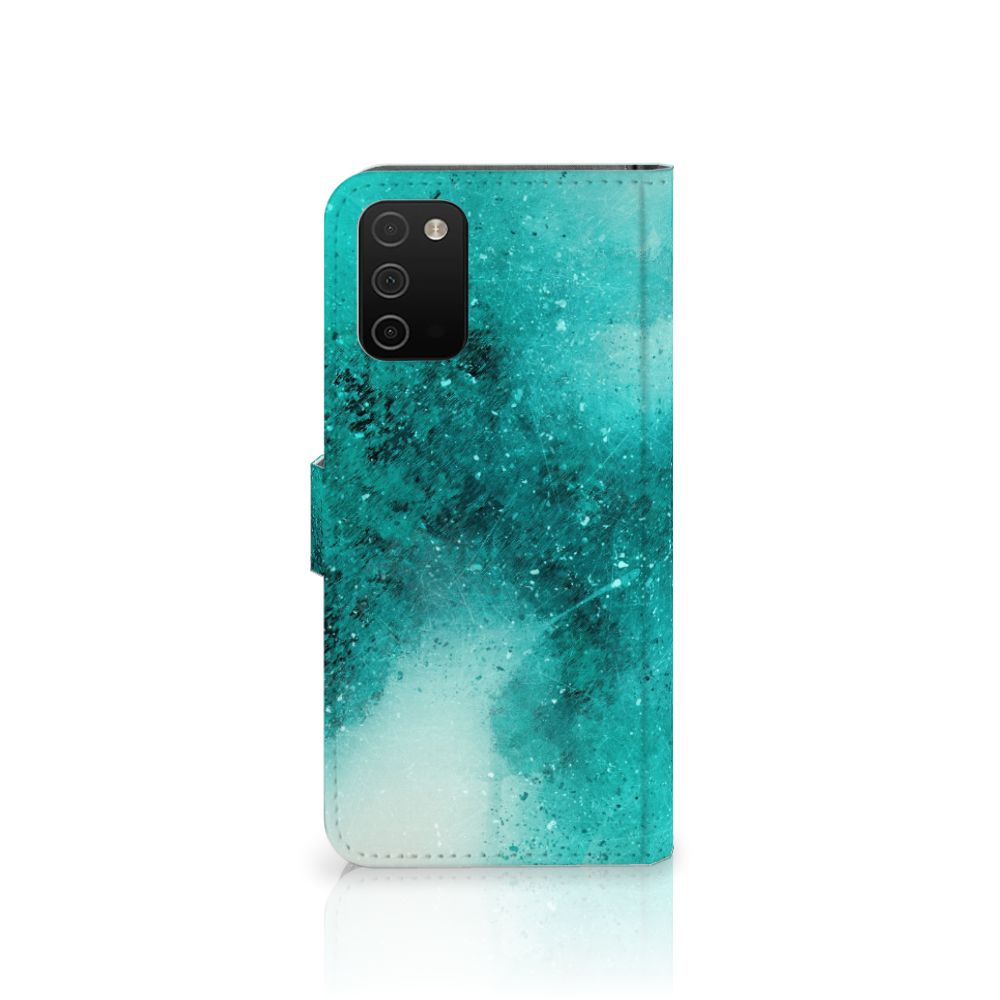 Hoesje Samsung Galaxy A03s Painting Blue