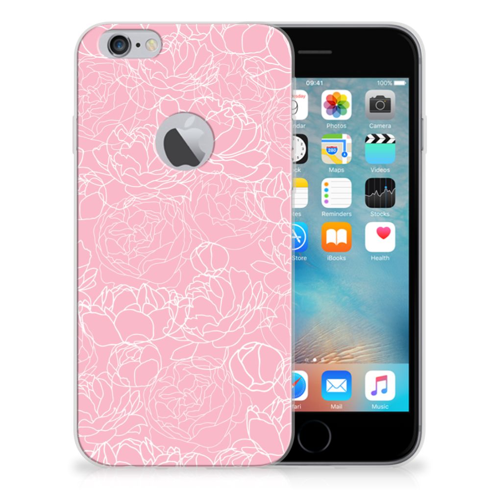 Apple iPhone 6 Plus | 6s Plus TPU Case White Flowers