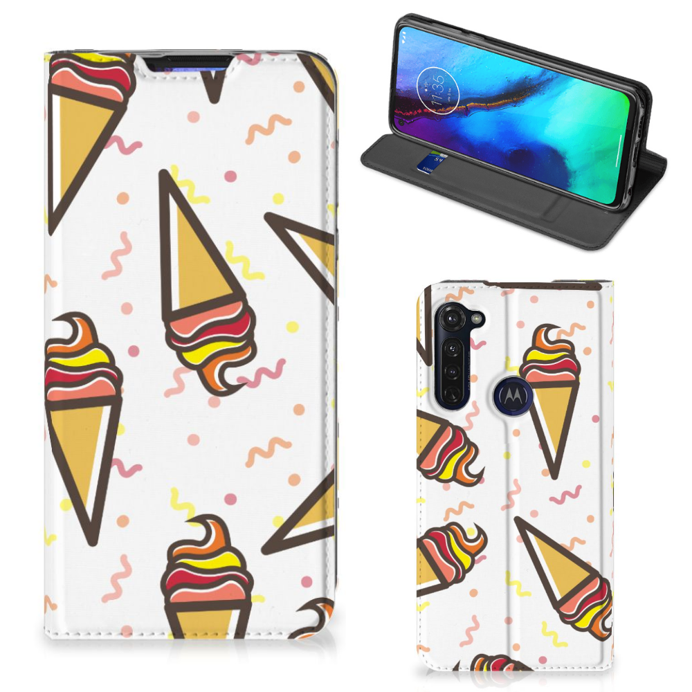 Motorola Moto G Pro Flip Style Cover Icecream - B2C Telecom