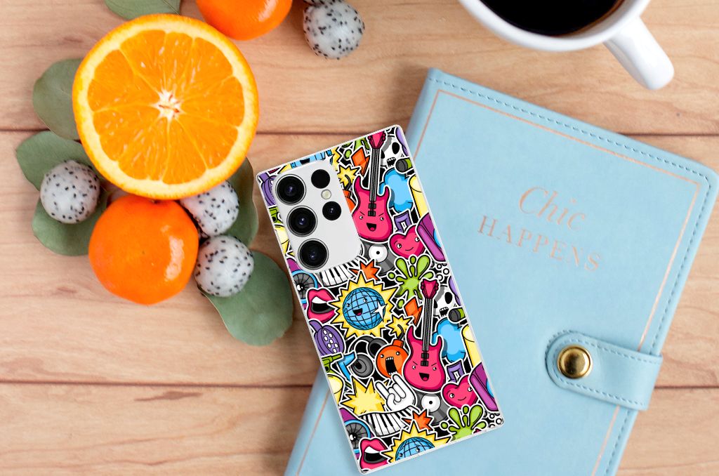 Samsung Galaxy S23 Ultra Silicone Back Cover Punk Rock B2C Telecom