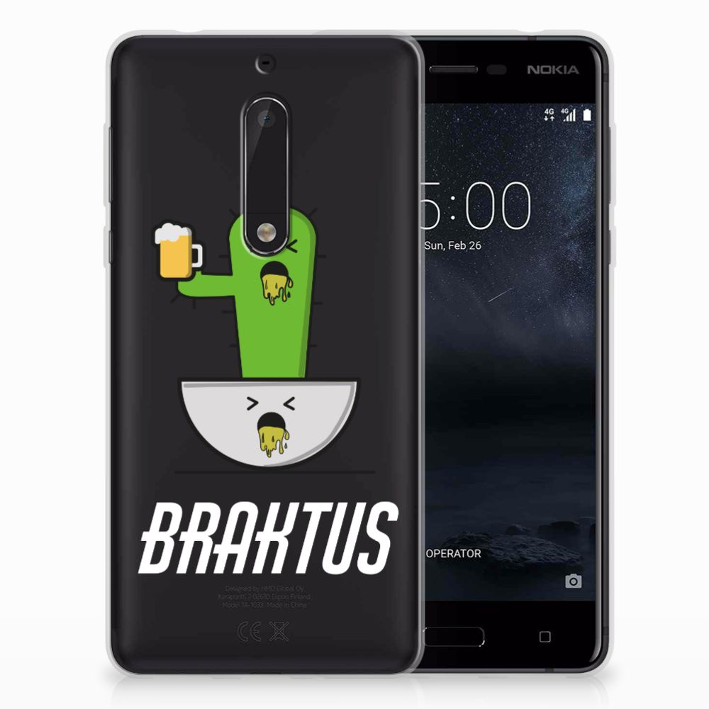 Nokia 5 Telefoonhoesje met Naam Braktus