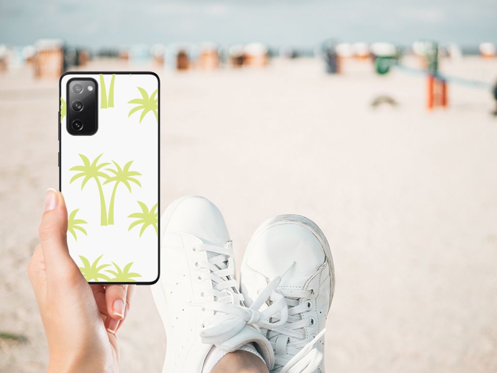Samsung Galaxy S20 FE Bloemen Hoesje Palmtrees B2C Telecom