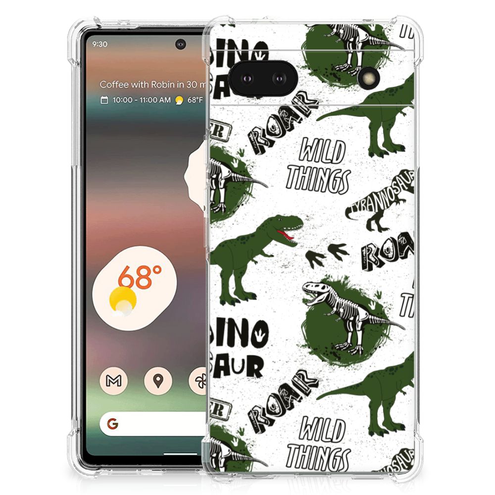 Case Anti-shock voor Google Pixel 6A Dinosaurus B2C Telecom