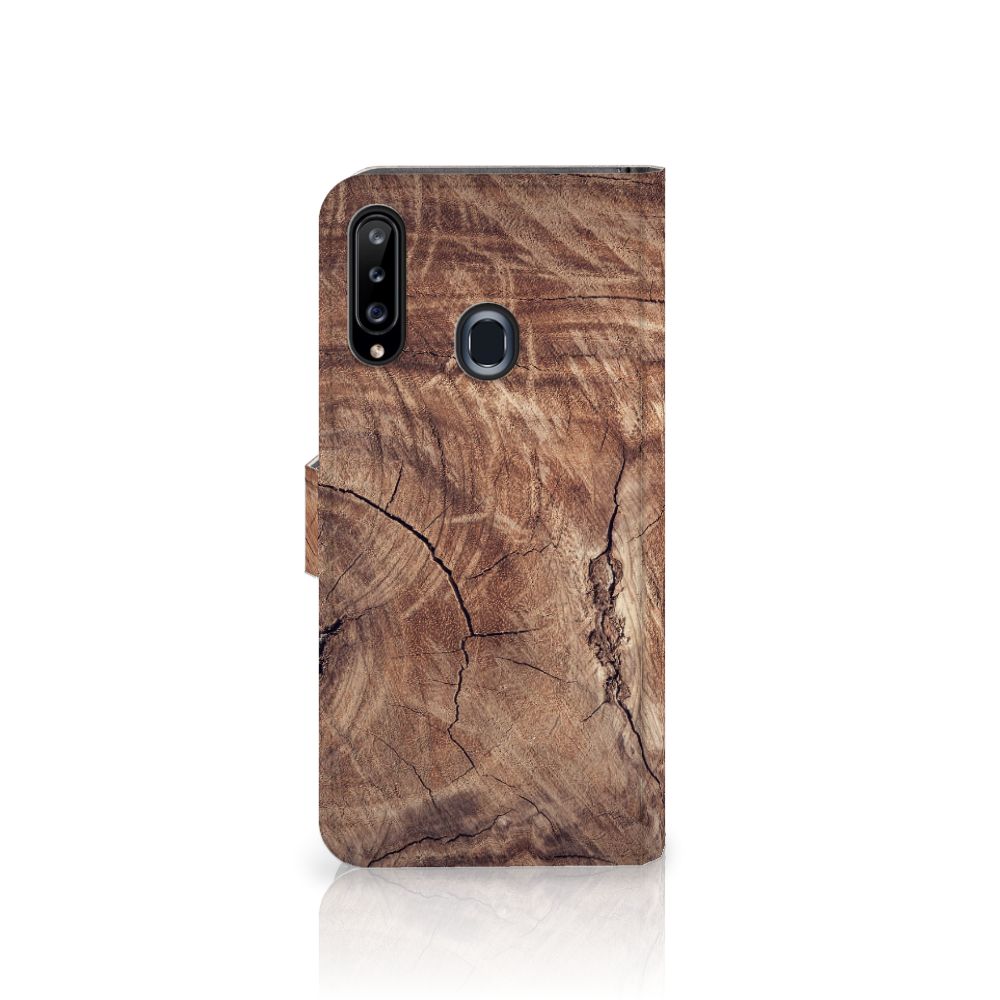 Samsung Galaxy A20s Book Style Case Tree Trunk