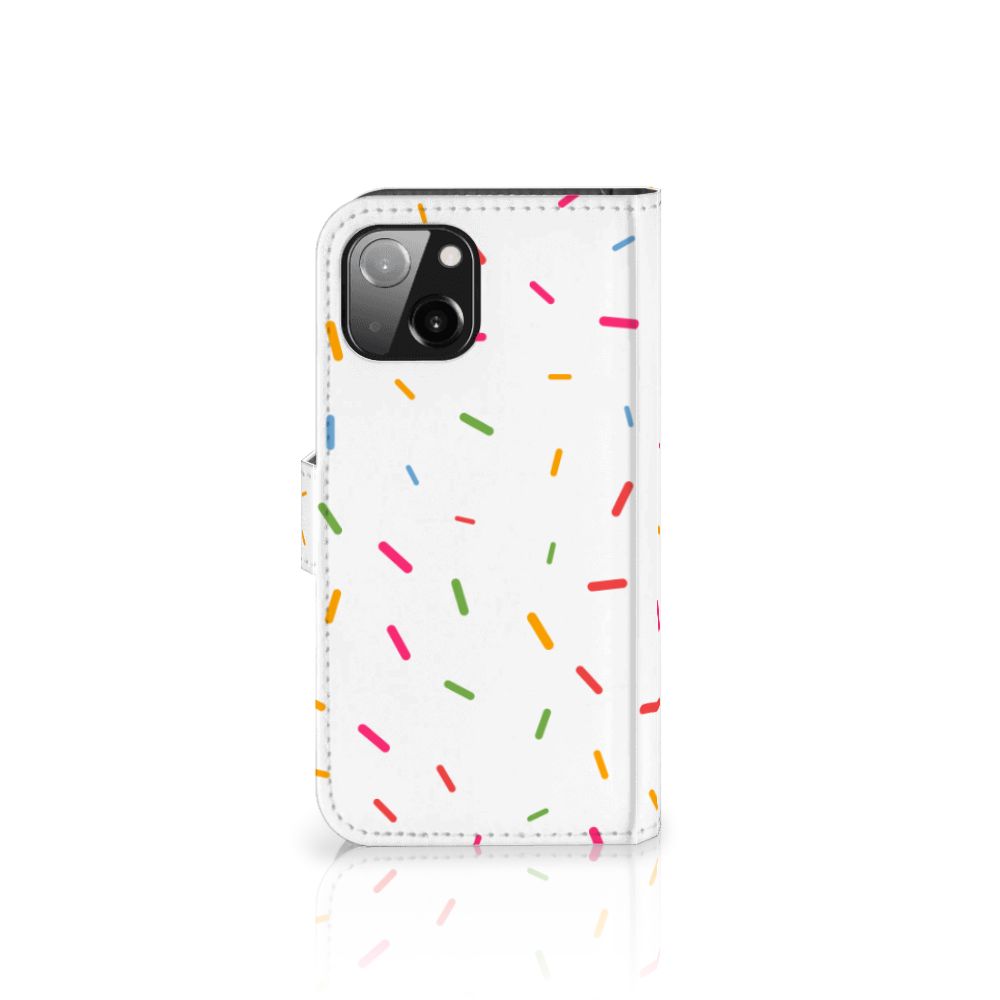 Apple iPhone 13 Book Cover Donut Roze