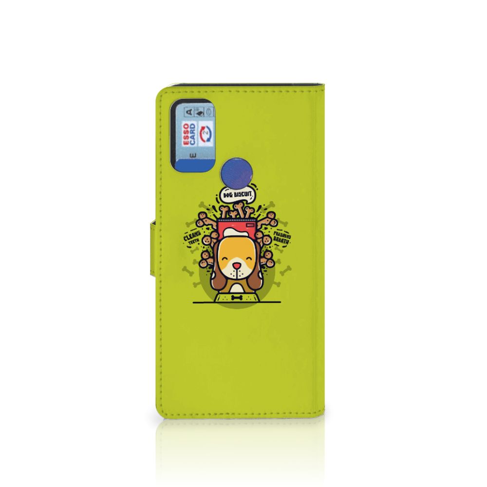 Alcatel 1S (2021) Leuk Hoesje Doggy Biscuit