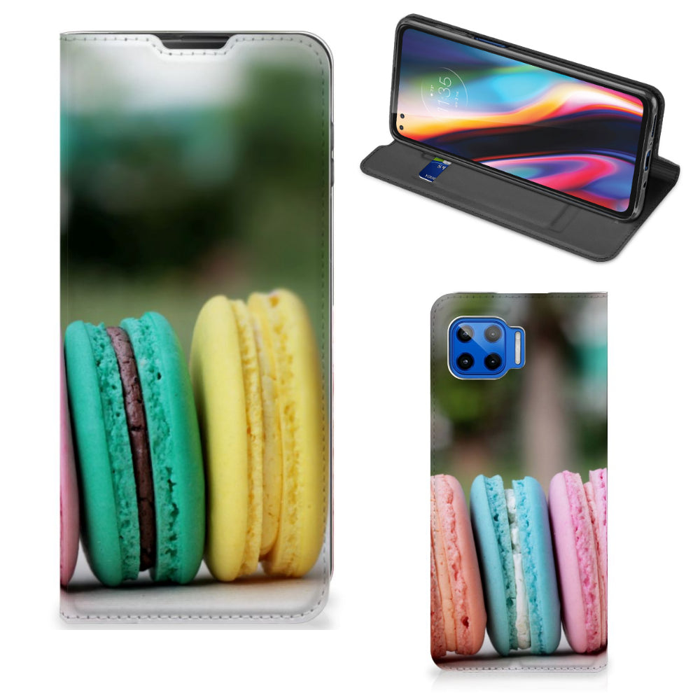 Motorola Moto G 5G Plus Flip Style Cover Macarons