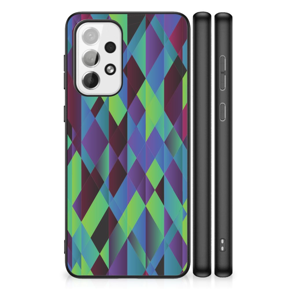 Samsung Galaxy A73 Backcover Abstract Green Blue B2C Telecom