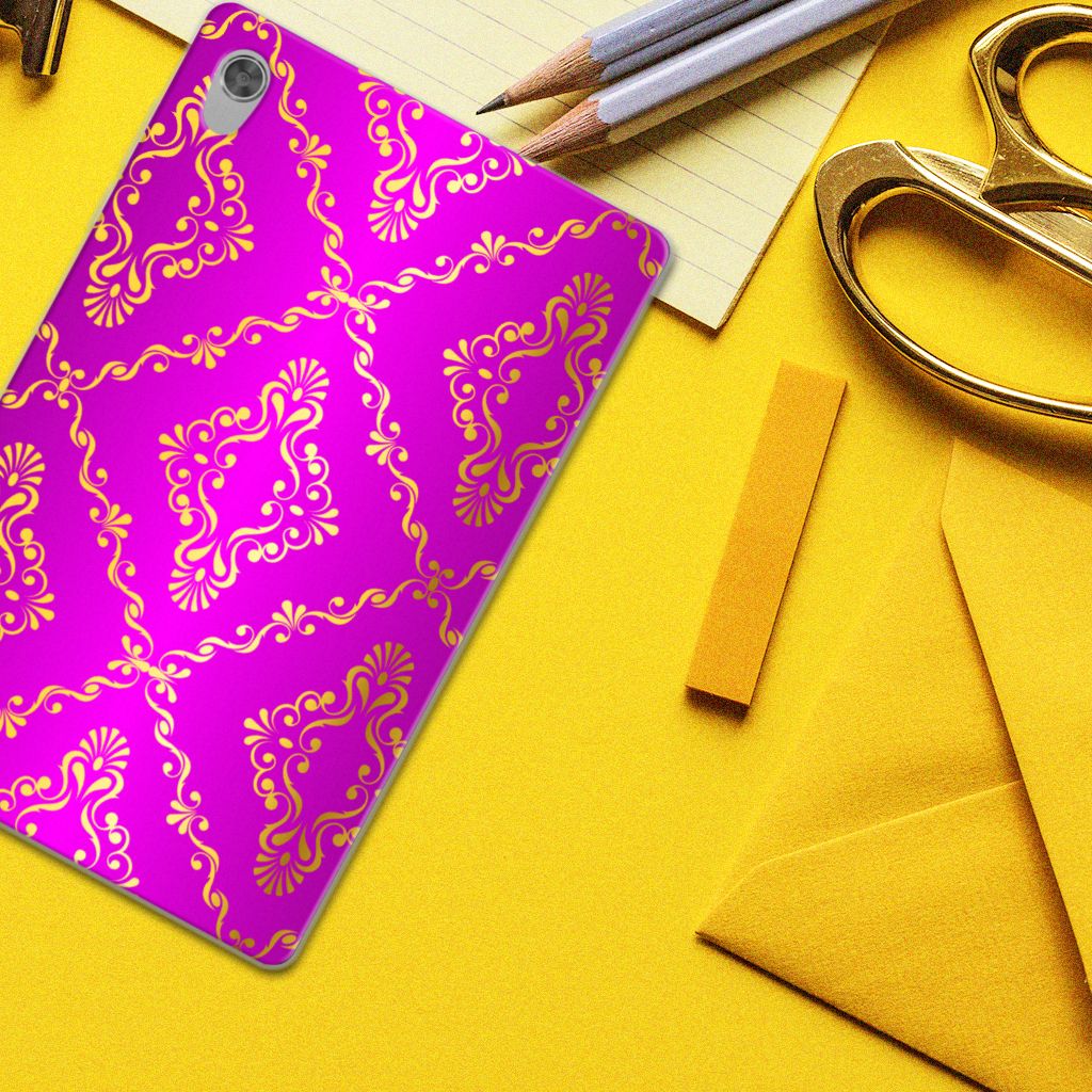 TPU Case Lenovo Tab M10 HD (2de generatie) Barok Roze - B2C Telecom