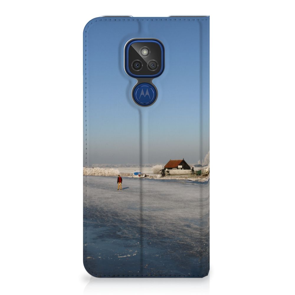 Motorola Moto G9 Play Book Cover Schaatsers - B2C Telecom