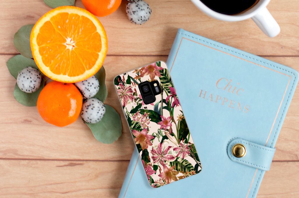 Samsung Galaxy S9 TPU Case Flowers