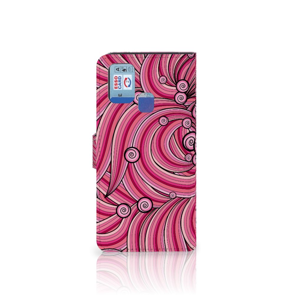 Samsung Galaxy M31 Hoesje Swirl Pink