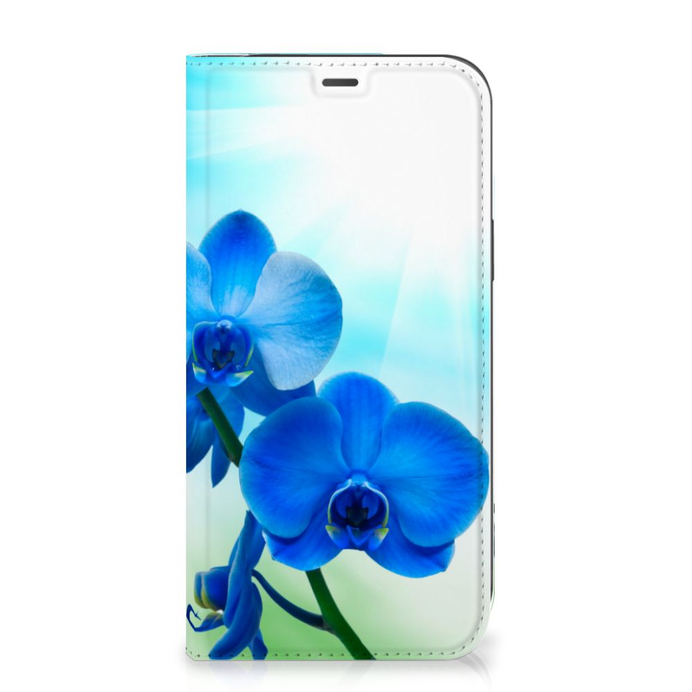 iPhone 12 Pro Max Smart Cover Orchidee Blauw - Cadeau voor je Moeder - B2C Telecom