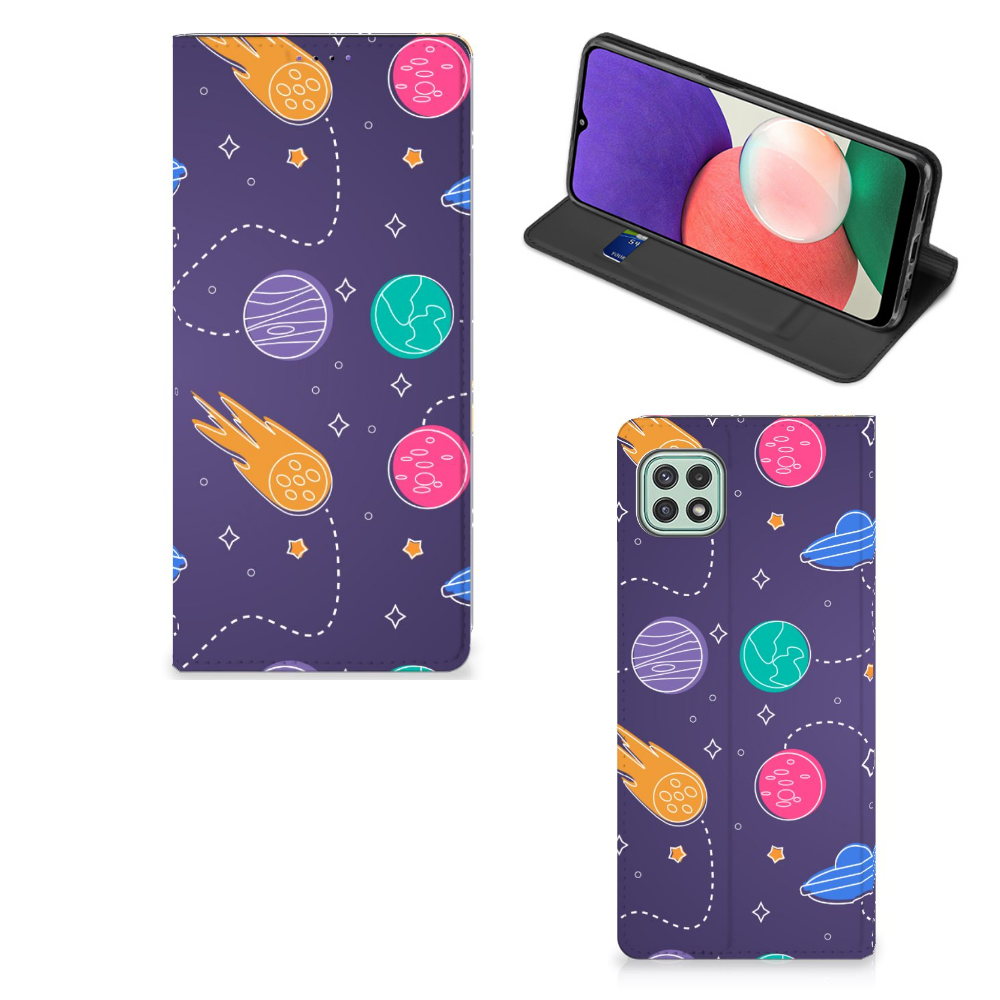 Samsung Galaxy A22 5G Hippe Standcase Space - B2C Telecom