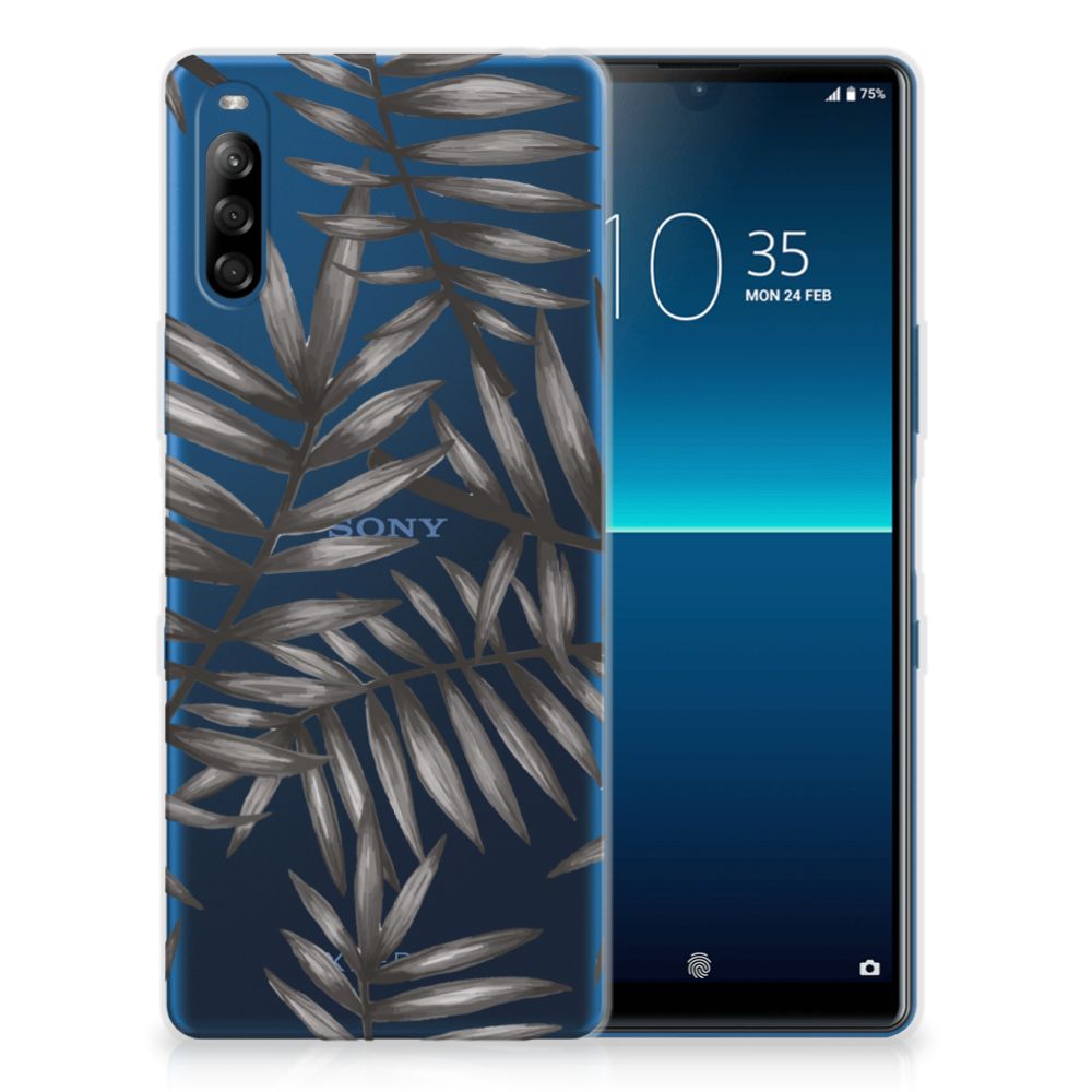Sony Xperia L4 TPU Case Leaves Grey