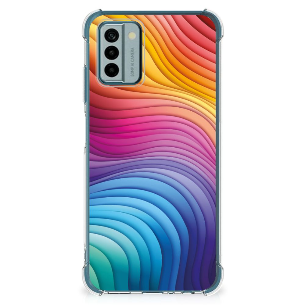 Shockproof Case voor Nokia G22 Regenboog