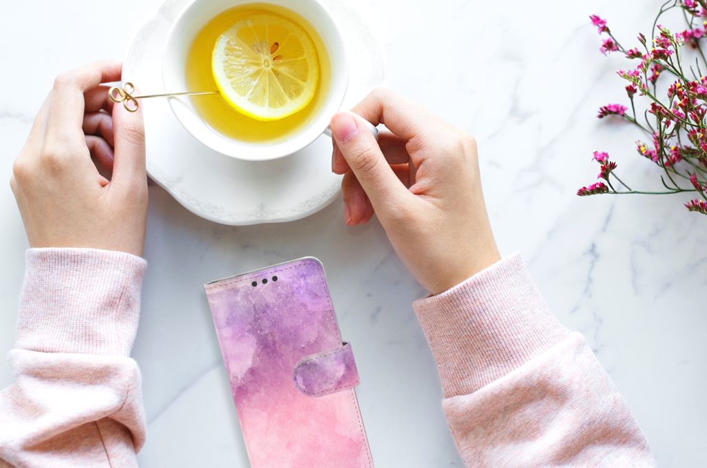 Hoesje Microsoft Lumia 650 Pink Purple Paint