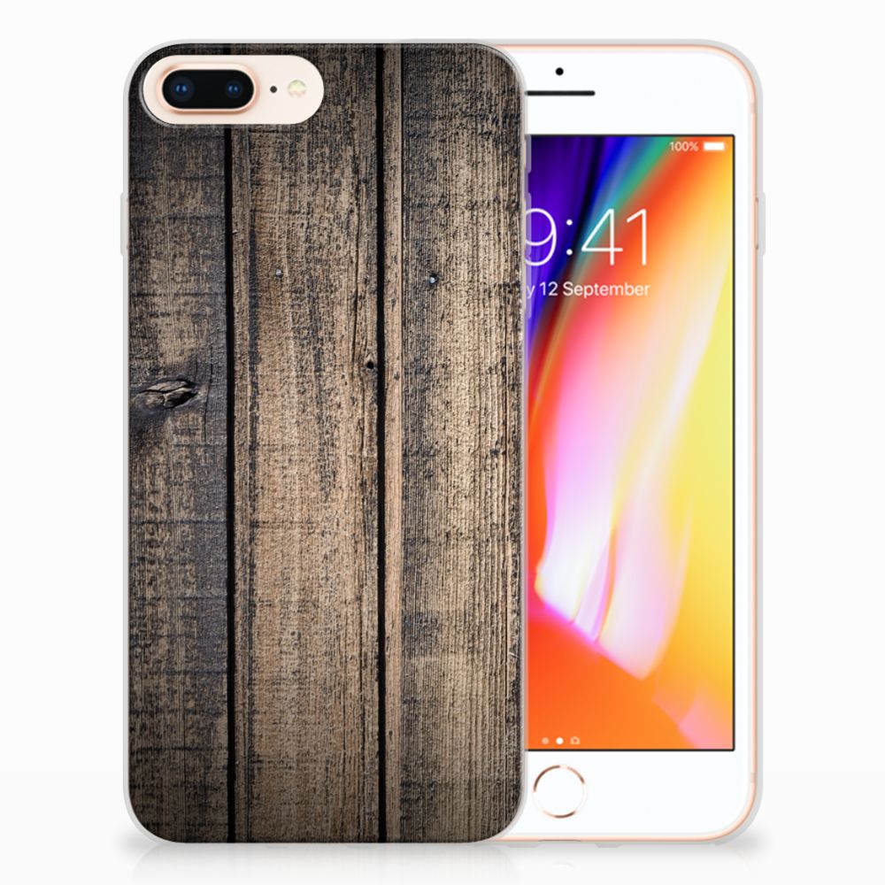 Apple iPhone 7 Plus | 8 Plus Bumper Hoesje Steigerhout