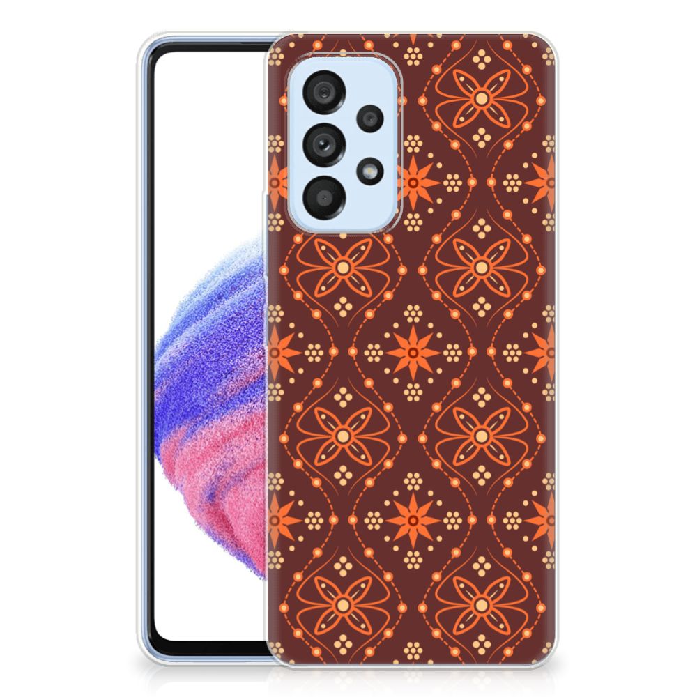 Samsung Galaxy A53 5G TPU bumper Batik Brown