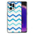 OPPO Find X5 Back Case Zigzag Blauw