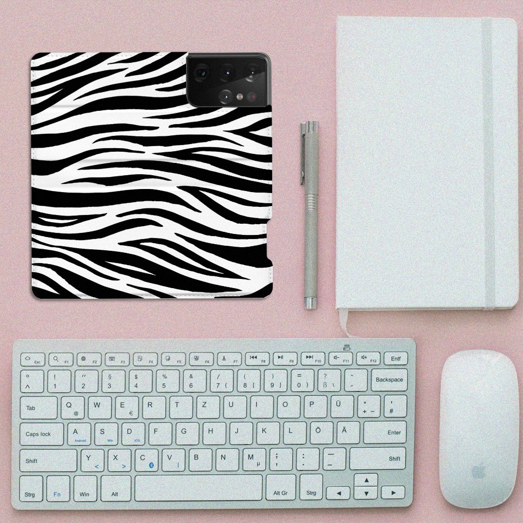 Samsung Galaxy S21 Ultra Hoesje maken Zebra