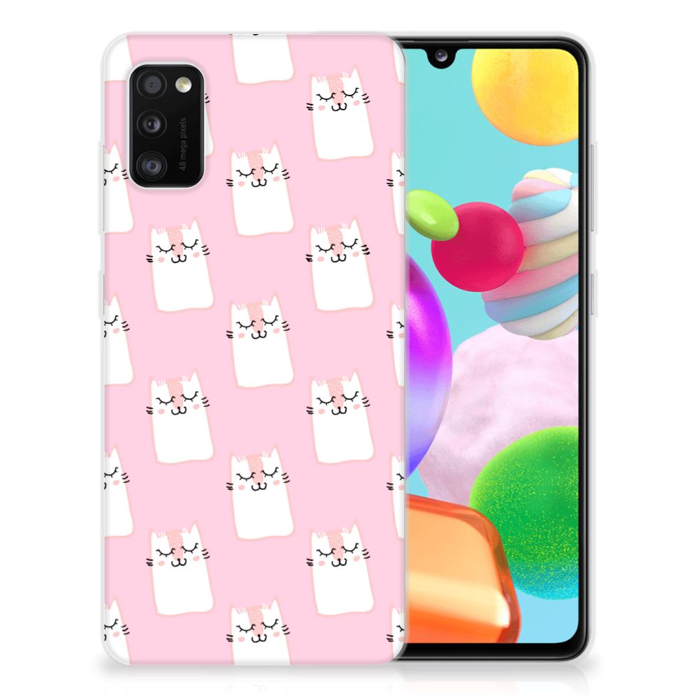 Samsung Galaxy A41 TPU Hoesje Sleeping Cats