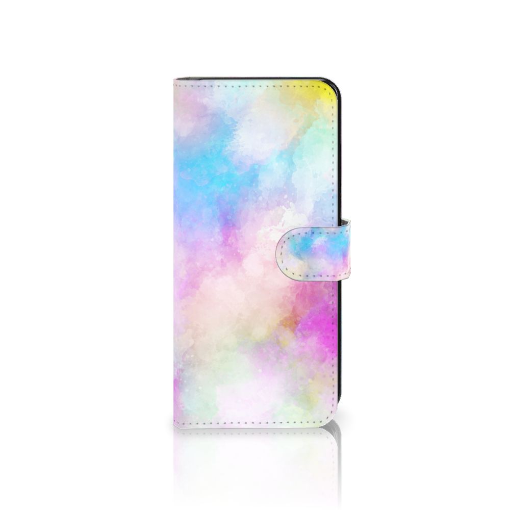 Hoesje OPPO Reno8 Watercolor Light in pastel colors with a watercolor design, perfect for a unique smartphone accessory.