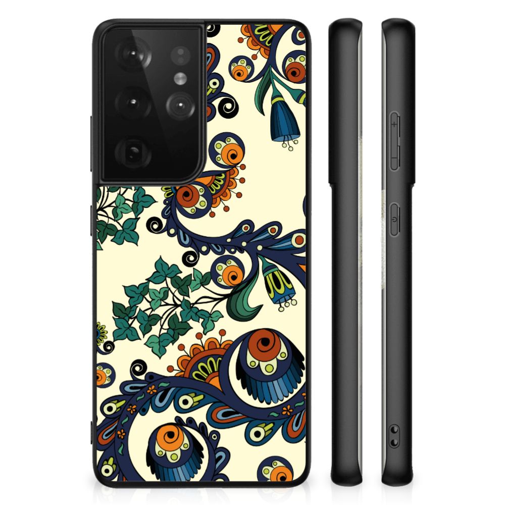Back Cover Samsung Galaxy S21 Ultra Barok Flower B2C Telecom