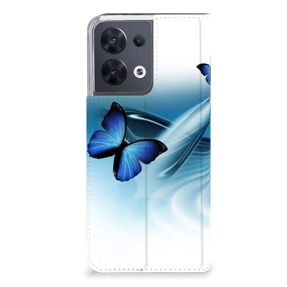 OPPO Reno8 Hoesje maken Vlinders - B2C Telecom