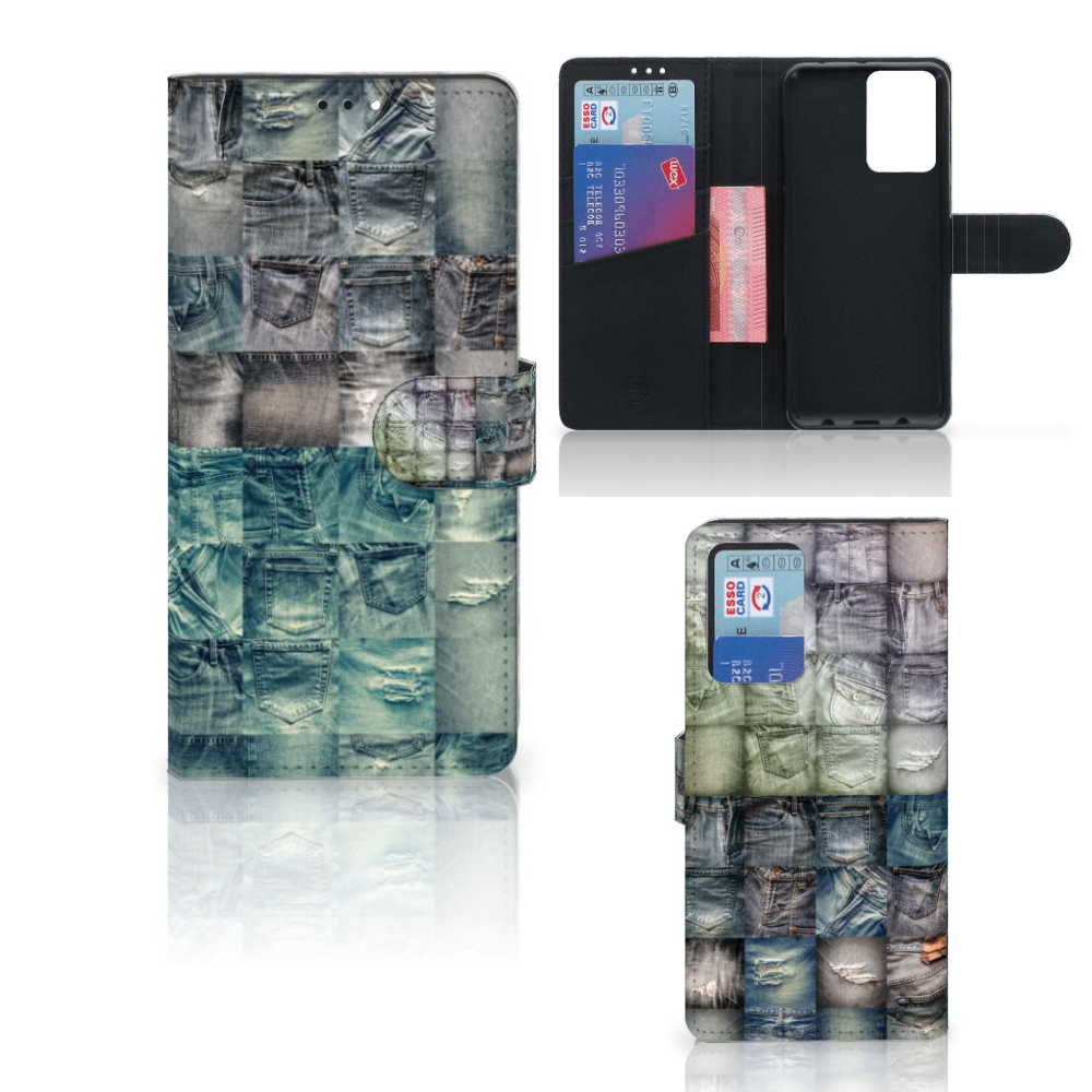 Wallet Case met Pasjes Xiaomi Redmi Note 10 Pro Spijkerbroeken