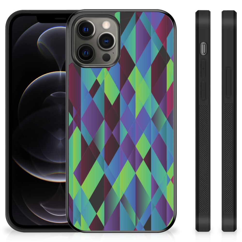 iPhone 12 Pro Max Grip Case Abstract Green Blue B2C Telecom