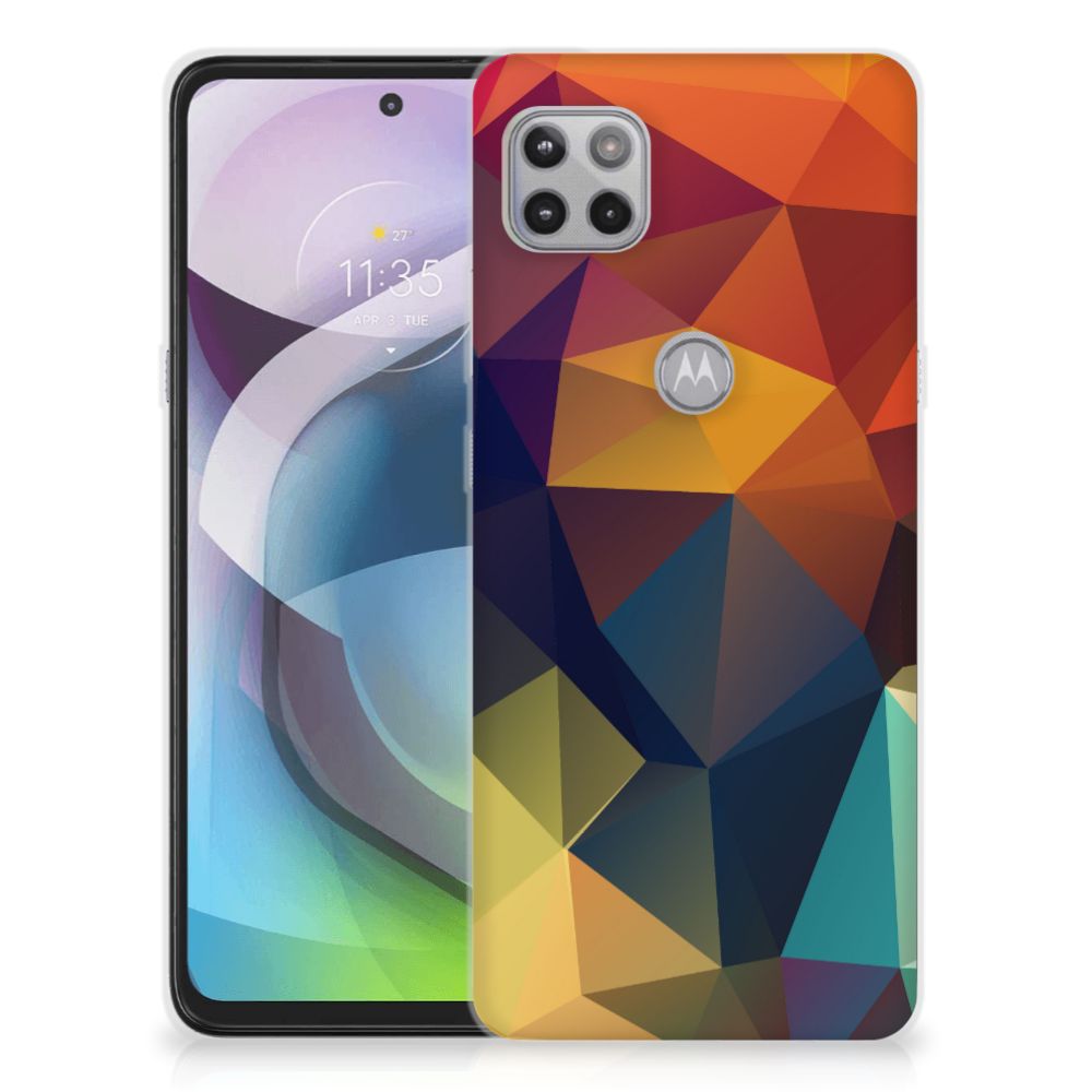 Motorola Moto G 5G TPU Hoesje Polygon Color