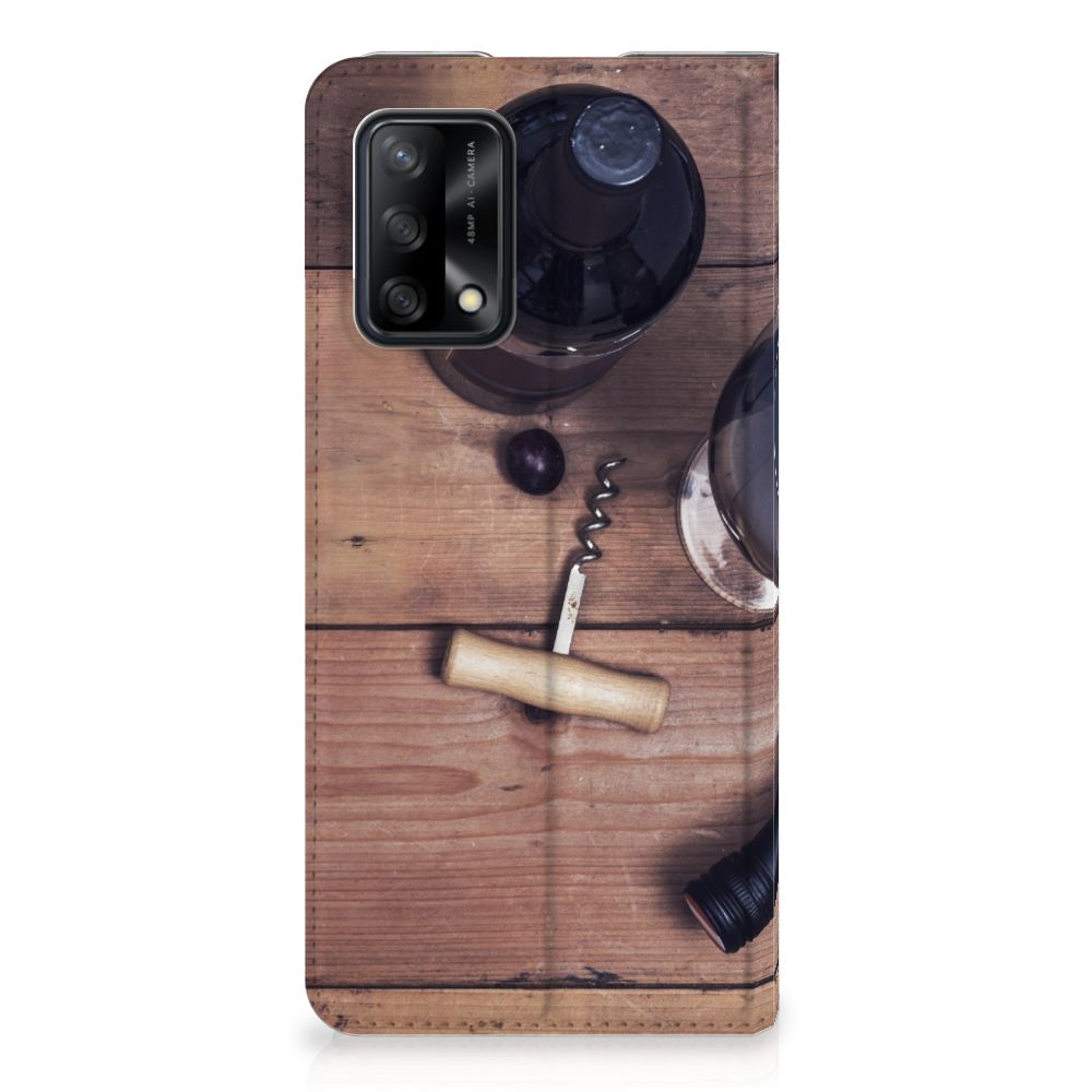 OPPO A74 4G Flip Style Cover Wijn - B2C Telecom