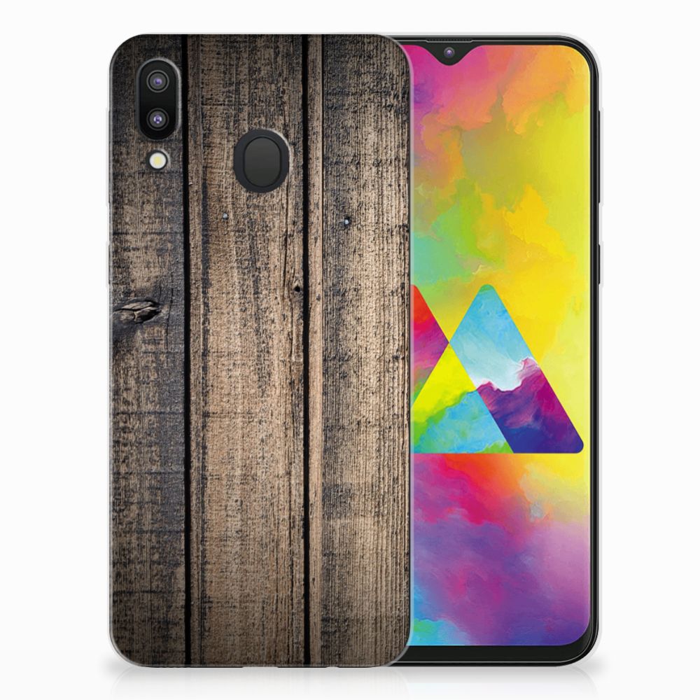 Samsung Galaxy M20 (Power) Bumper Hoesje Steigerhout
