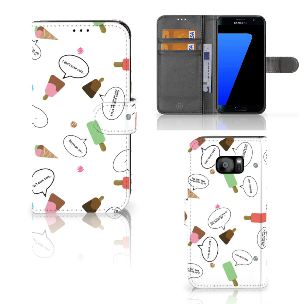 Samsung Galaxy S7 Edge Book Cover IJsjes
