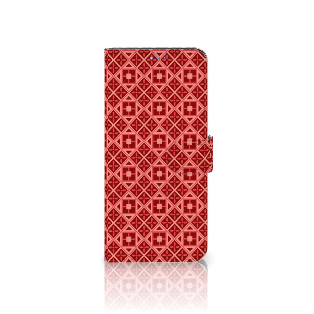 OPPO Find X3 Neo 5G Telefoon Hoesje Batik Rood