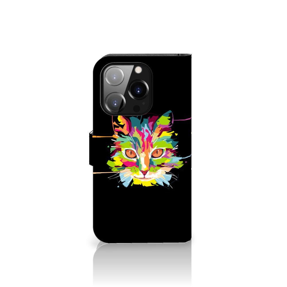 iPhone 14 Pro Leuk Hoesje Cat Color