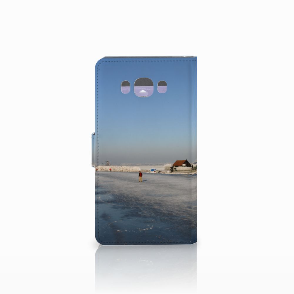 Samsung Galaxy J7 2016 Flip Cover Schaatsers